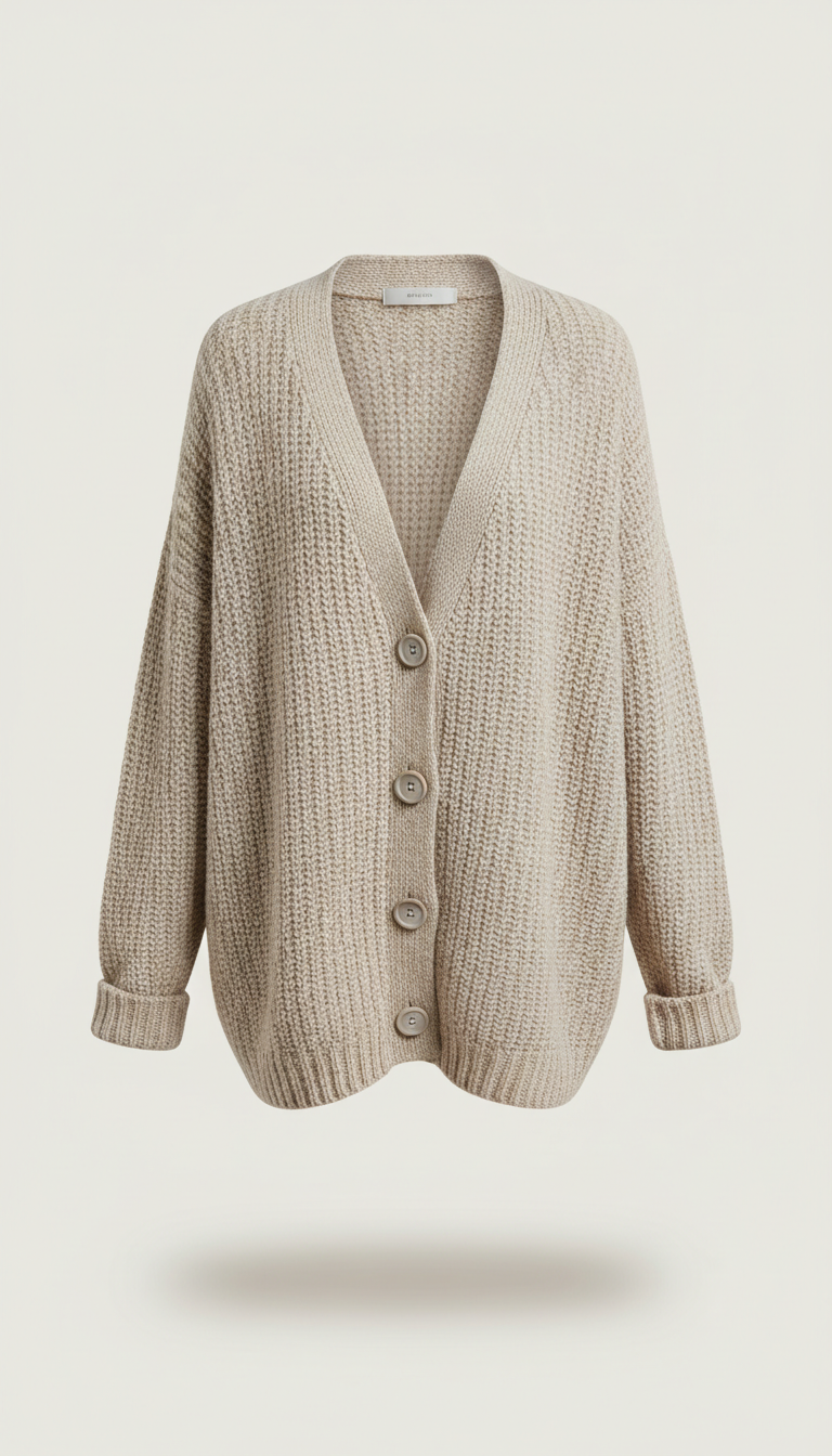 Pebble Knit Relaxed Cardigan